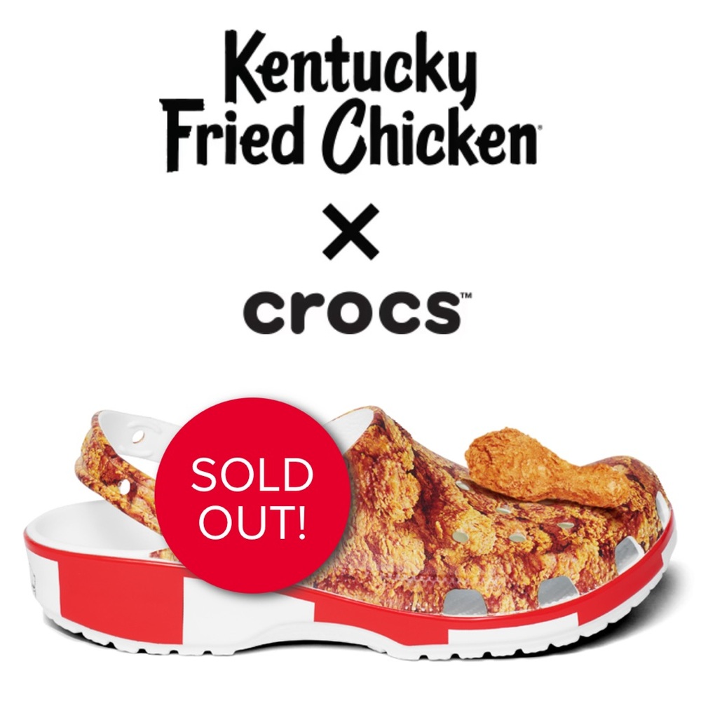 KFC x Crocs Sold Out Limited Edition Chicken Crocs